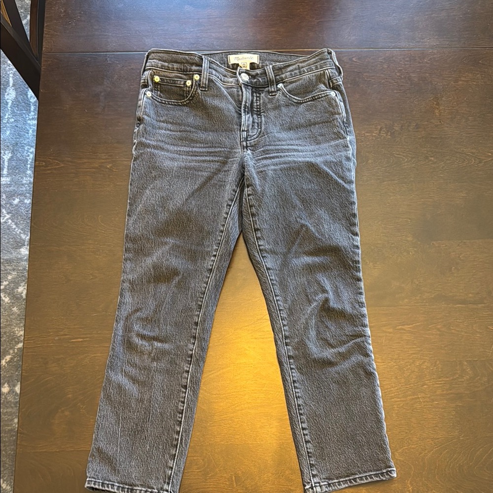Madewell Charcoal Ankle & Cropped Jeans